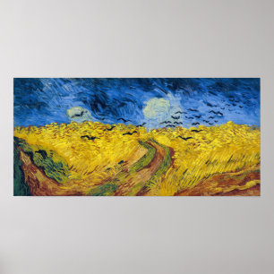 Poster Vincent van Gogh - Wheatfield with Crows