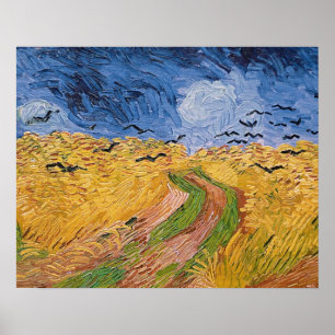 Poster Vincent van Gogh Wheatfield with Crows, 1890