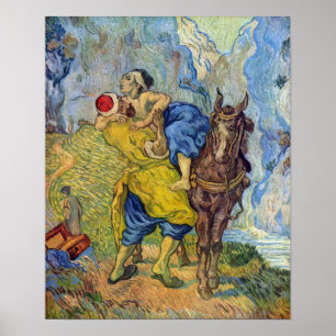Poster Vincent Willem van Gogh - Le bon samaritain