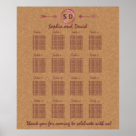 Poster Vineyard Cork Stains Red Wine Seine Chart