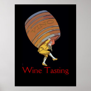 Poster Vino Baril de vin Modifier