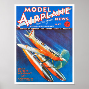 POSTER VINT "ART RECYCLÉ" IMPRIMER MAGAZINE COVER 1930