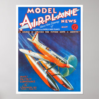POSTER VINT "ART RECYCLÉ" IMPRIMER MAGAZINE COVER 1930