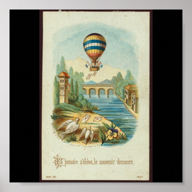 Poster-Vintag Art-Hot Air Ballons 20 Poster (Vorne)