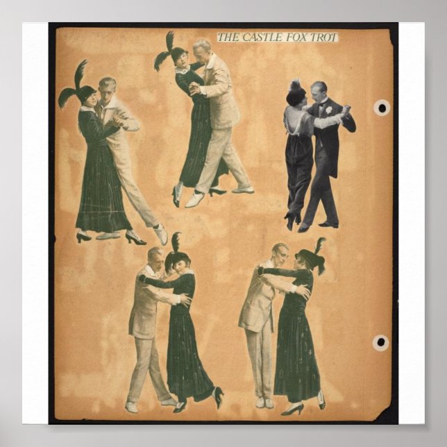 Poster-Vintag-Dance-Poster Poster (Vorne)