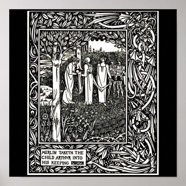 Poster-Vintag Illustration-Aubrey Beardsley 27 Poster (Vorne)