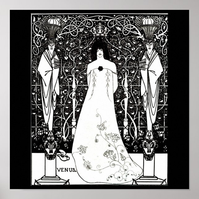 Poster-Vintag Illustration-Aubrey Beardsley 36 Poster (Vorne)