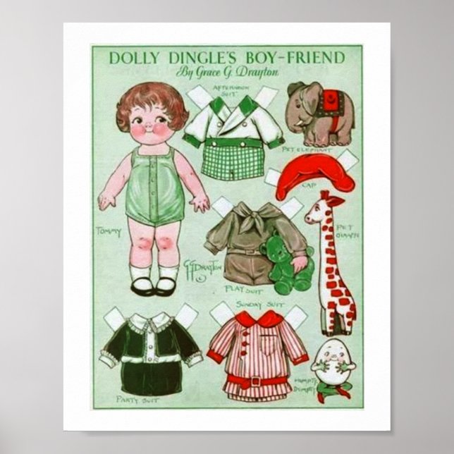 Poster Vintag Paper Dolly Dingle's Boyfriend (Vorne)