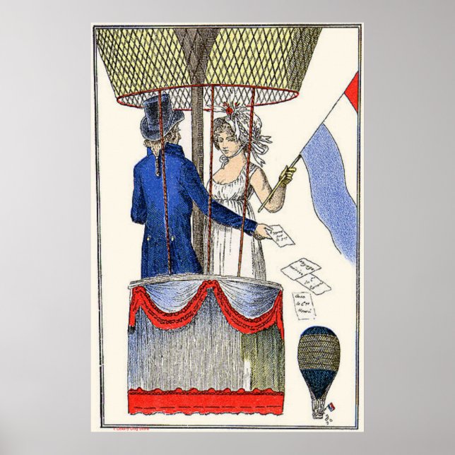 poster vintage 1798 - BALLOONING MODE (Devant)