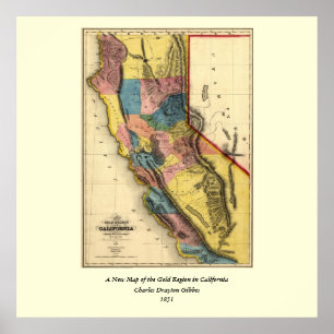 Poster Vintage 1851