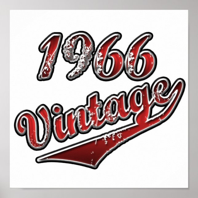 Poster vintage 1966 (Devant)