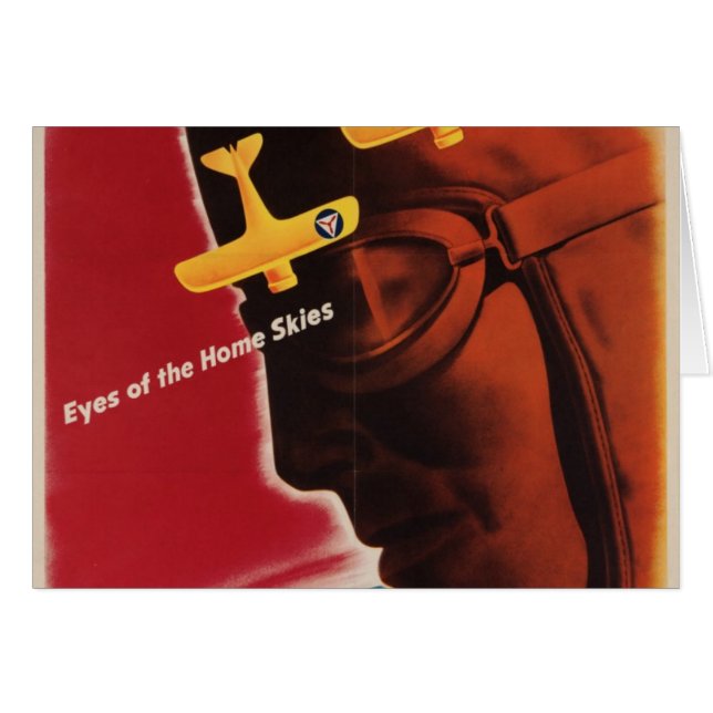 Poster vintage 2ème guerre mondiale (Devant horizontal)