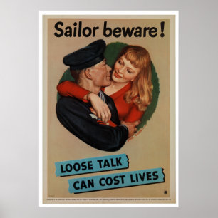 Poster vintage 2ème guerre mondiale