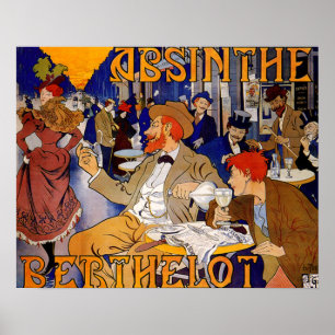 Poster Vintage Absinthe Berthelot