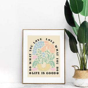 Poster vintage Arc Floral Inspiration