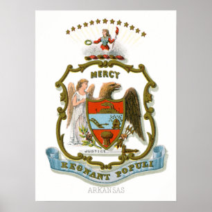 Poster Vintage Arkansas