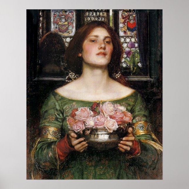 Poster Vintage Art John William Waterhouse (Devant)