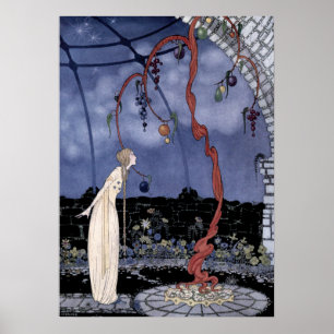 Poster Vintage Art Nouveau Vieux contes de fées