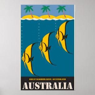 Poster vintage australien