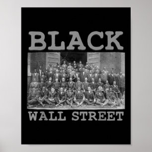 Poster Vintage Black Business Black History Mois Noir W