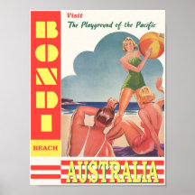 Vintage Bondi Beach Australie Voyage
