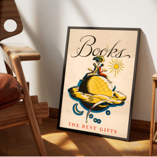 Poster Vintage Books