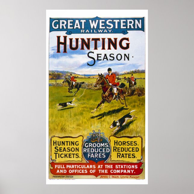 Poster vintage British Railway (Devant)