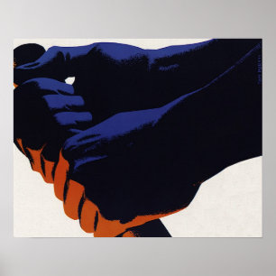 Poster Vintage Business Factory, production manufacturièr