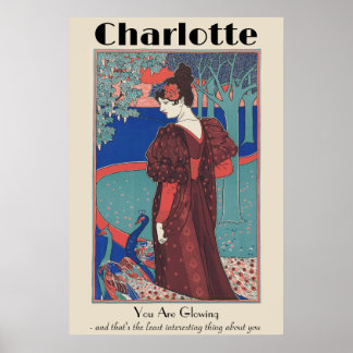 Poster vintage cadeau pour la meilleure petite ami