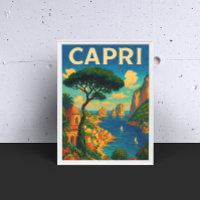 Vintage Capri Italie Voyage