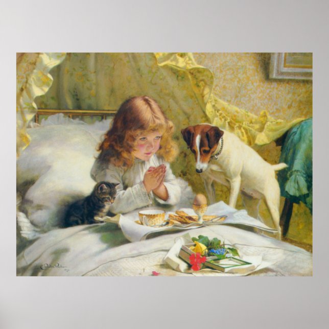 Poster Vintage Charles Burton Barber Suspense (Devant)