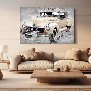 Poster Vintage Classic Hudson Commodore Car