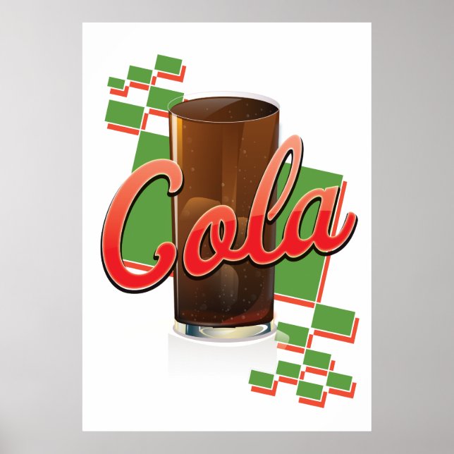 Poster Vintage Cola (Devant)