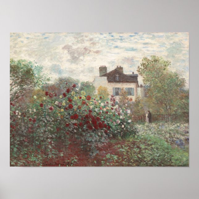 Poster Vintage Cottage Garden Imprimer (Devant)