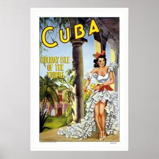 Poster vintage Cuba