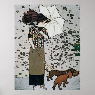 Poster vintage Dachshund