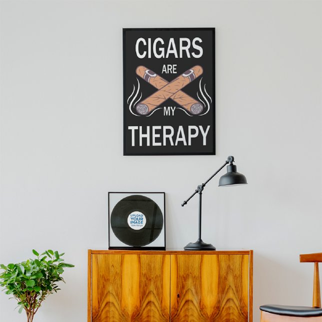 Poster vintage de Cigar (cigar therapy poster)
