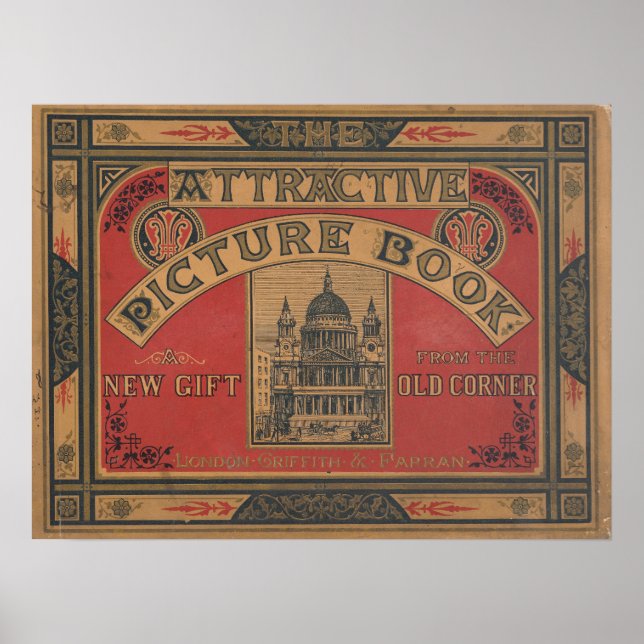 Poster vintage de couverture du livre (Devant)