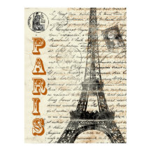 Poster Vintage de la Tour Eiffel