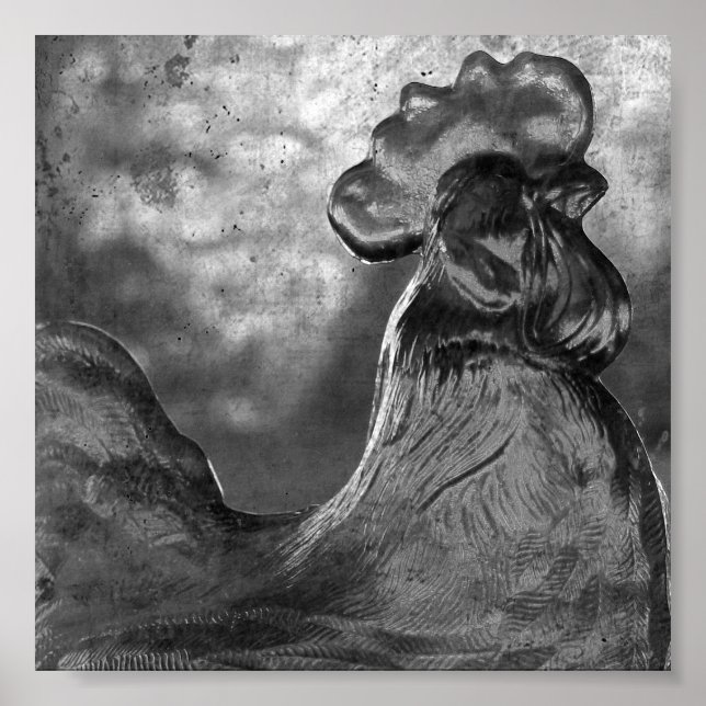 Poster vintage de l'affiche en verre (Devant)