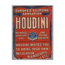 Poster vintage de reproduction par carte postale H