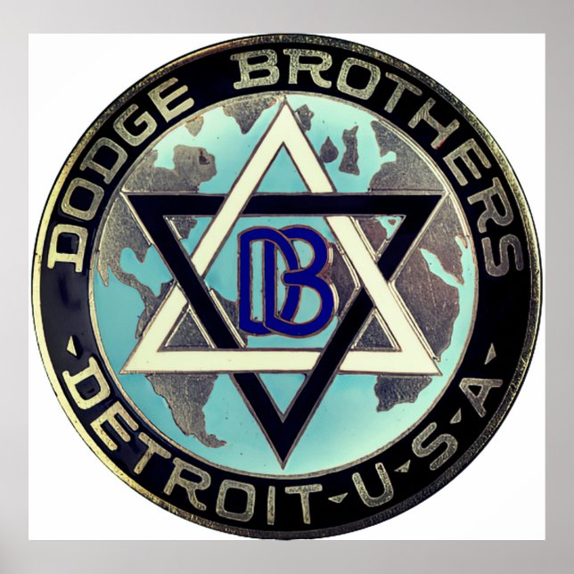 Poster Vintage Dodge Brothers (Devant)