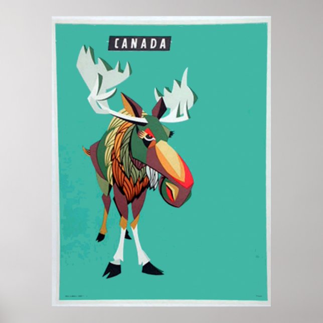 Poster vintage du Canada (Devant)