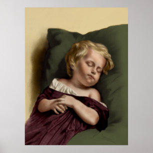 poster vintage du "sommeil pacifique"
