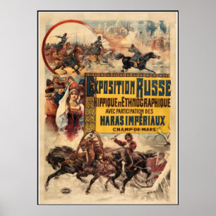 Poster vintage "Exposition Russe"