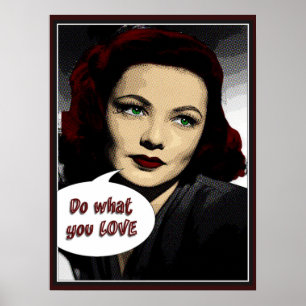 Poster Vintage Faites ce que vous aimez