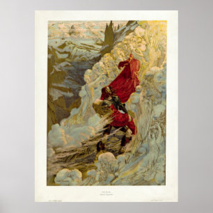 Poster Vintage Fervaal, opéra de Vincent d'Indy