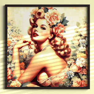 Poster Vintage Florale
