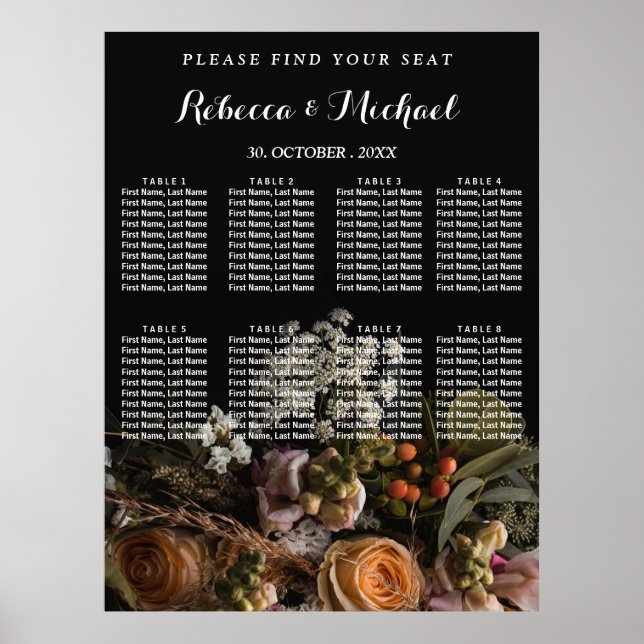 Poster vintage foncé (Devant)