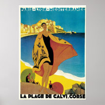 Poster vintage Français Travel